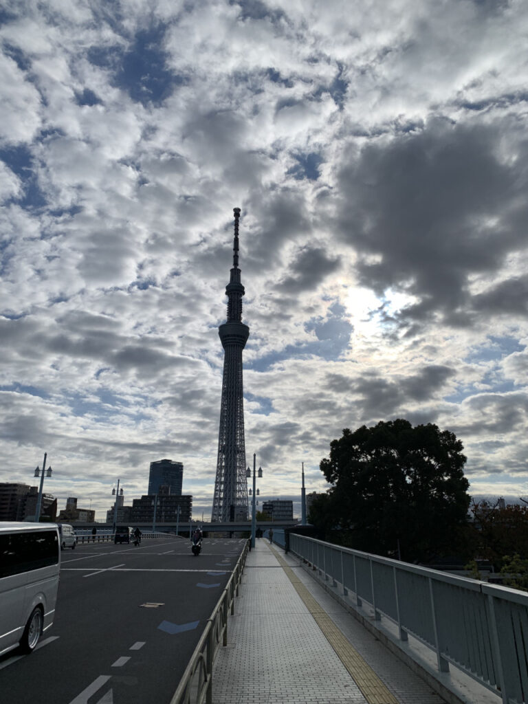 言問橋からのスカイツリー